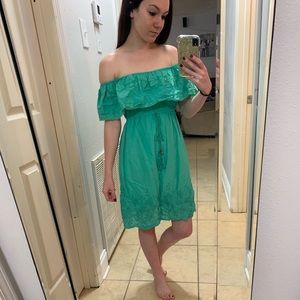 Off the shoulder dress